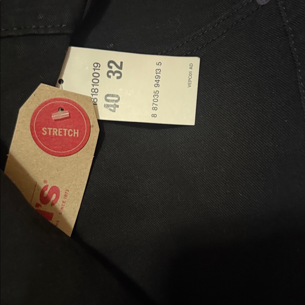 Levi's Black Denim Jeans - Picture 5 of 5